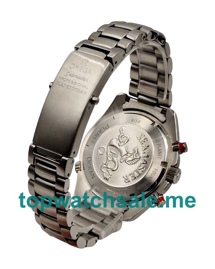 UK Best Quality Omega Seamaster Planet Ocean 2218.50.00 Replica Watches With Black Dials For Men