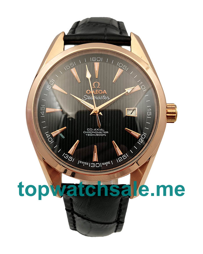 UK Cheap Fake Omega Seamaster Aqua Terra 231.53.42.21.06.002 With Black Dials Online