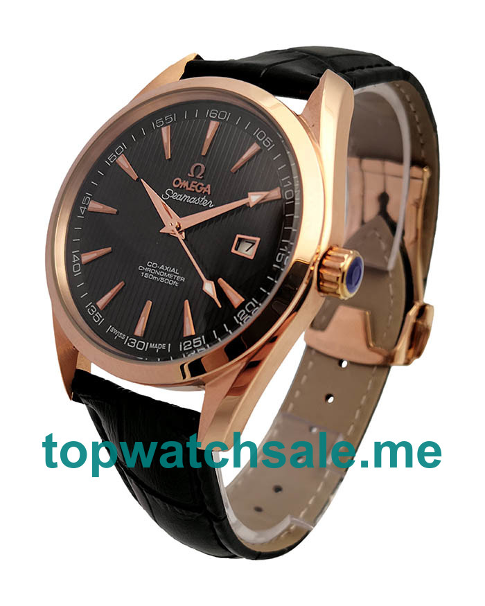 UK Cheap Fake Omega Seamaster Aqua Terra 231.53.42.21.06.002 With Black Dials Online