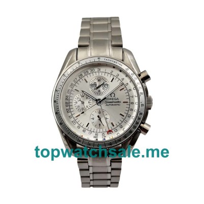 UK Cheap Omega Speedmaster 3523.50 Fake Watches With Silver Dials For Sale