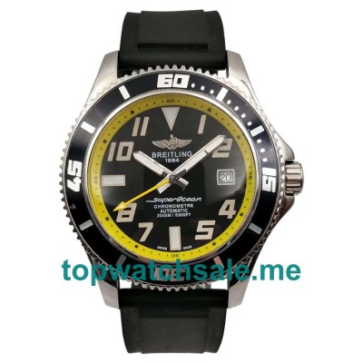 UK Swiss Replica Breitling Superocean A1736402 Watches With Black Dials For Men