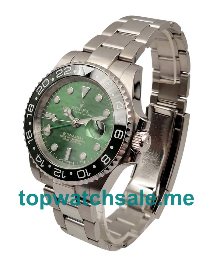 UK Best 1:1 Rolex GMT-Master II 116710 LN Fake Watches With Green Dials For Sale