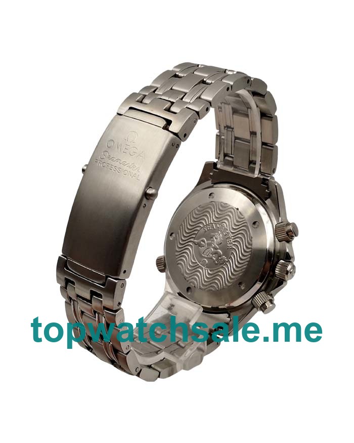 UK Cheap Omega Seamaster Chrono Diver 2599.80 Replica Watches With Blue Dials For Men