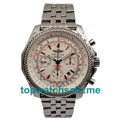 UK High Quality Breitling Replica Bentley Motors A25362 Fake Watches With White Dials For Men