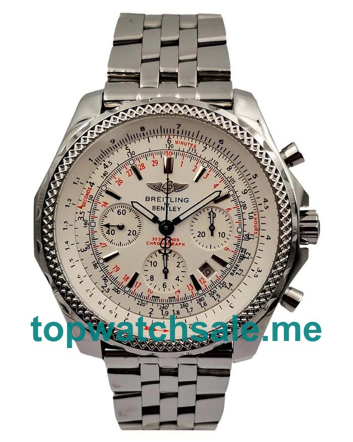 UK High Quality Breitling Replica Bentley Motors A25362 Fake Watches With White Dials For Men