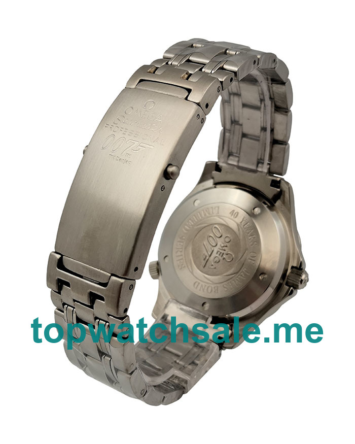 UK Best 1:1 Fake Omega Seamaster Diver 300 M 2537.80.00 With Blue Dials For Men