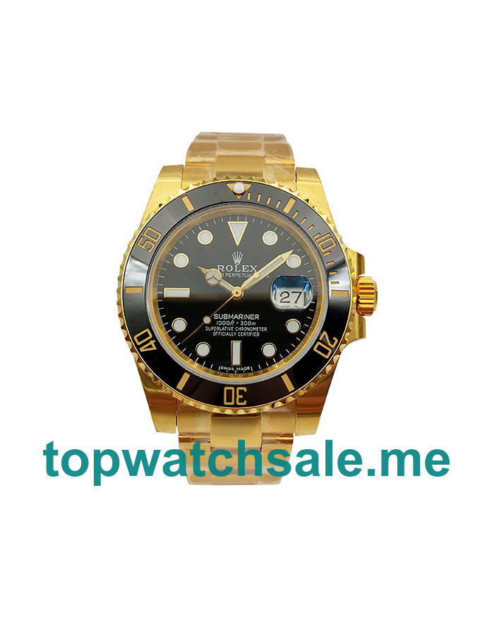 UK Swiss Made Rolex Submariner 116618 LN Replica Watches With Black Dials Online