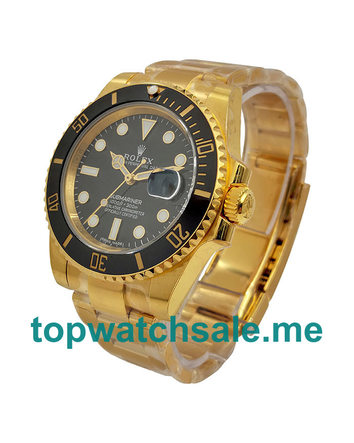 UK Swiss Made Rolex Submariner 116618 LN Replica Watches With Black Dials Online