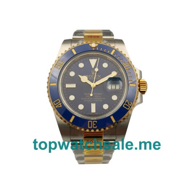 UK Best Quality Rolex Submariner 116613 LB JF Replica Watches With Blue Dials For Men