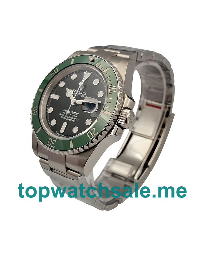 UK 41 MM Cheap Rolex Submariner 126610LV Replica Watches With Black Dials For Sale