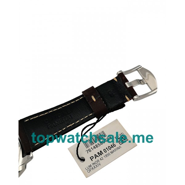 UK 1:1 Wholesale Replica Panerai Luminor Due PAM01046 - 42 MM Watches With White Dials