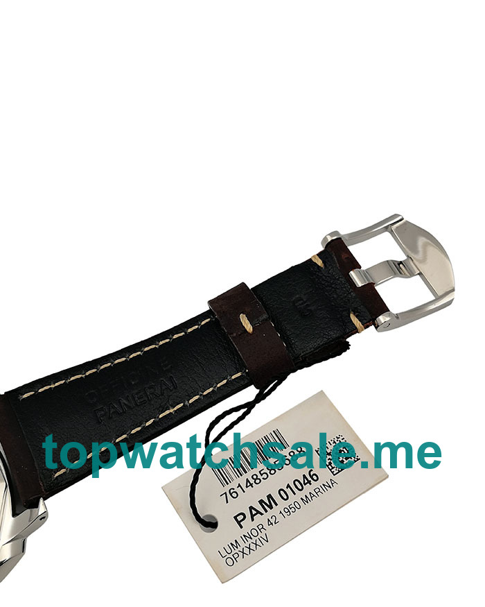 UK 1:1 Wholesale Replica Panerai Luminor Due PAM01046 - 42 MM Watches With White Dials