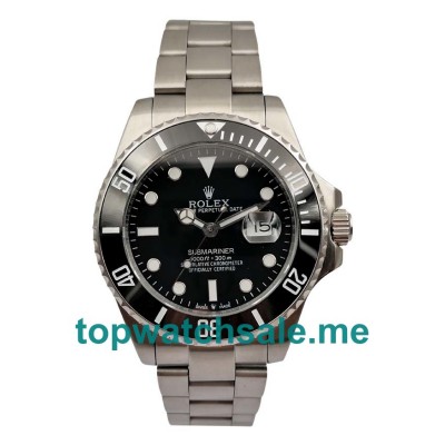 UK Cheap Rolex Submariner 116610 LN Replica Watches With Black Dials For Men