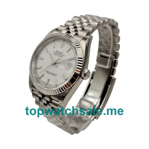 UK Best Quality Rolex Datejust 116234 Replica Watches With Silver Dials For Sale