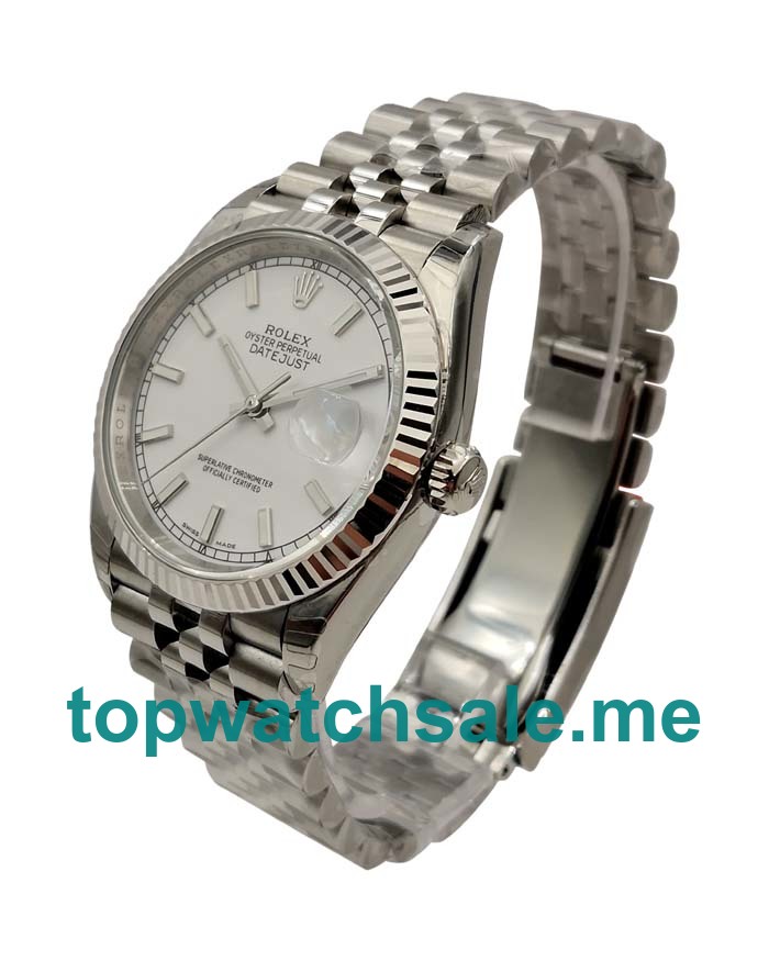 UK Best Quality Rolex Datejust 116234 Replica Watches With Silver Dials For Sale