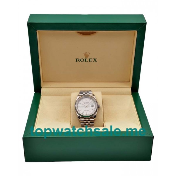 UK Best Quality Rolex Datejust 116234 Replica Watches With Silver Dials For Sale