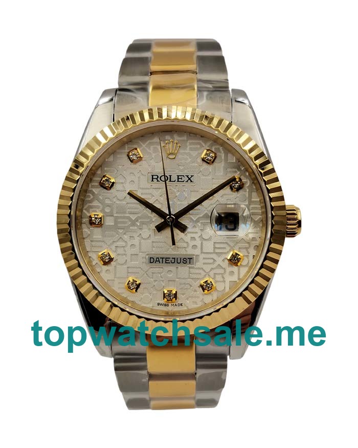 UK Best 1:1 Rolex Datejust 116233 Fake Watches With Silver Dials For Sale