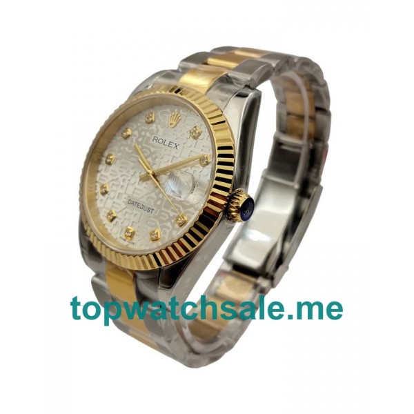 UK Best 1:1 Rolex Datejust 116233 Fake Watches With Silver Dials For Sale