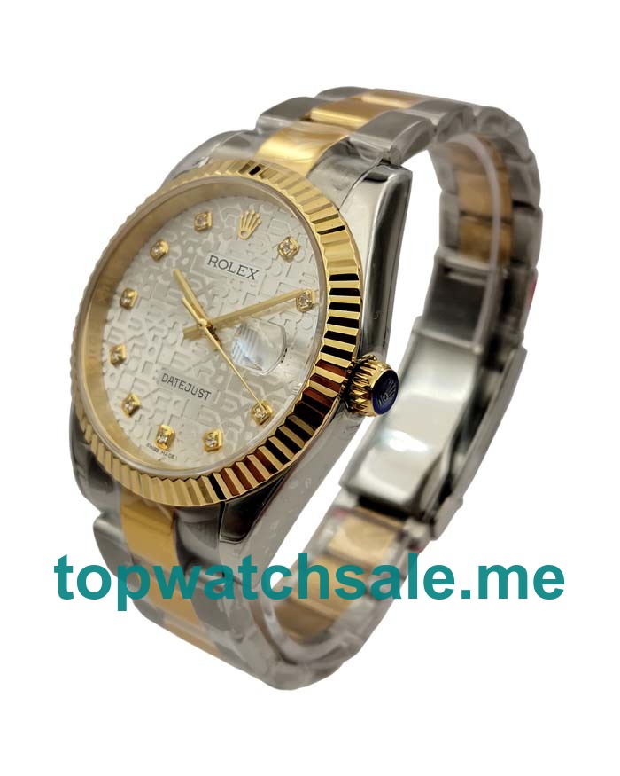 UK Best 1:1 Rolex Datejust 116233 Fake Watches With Silver Dials For Sale