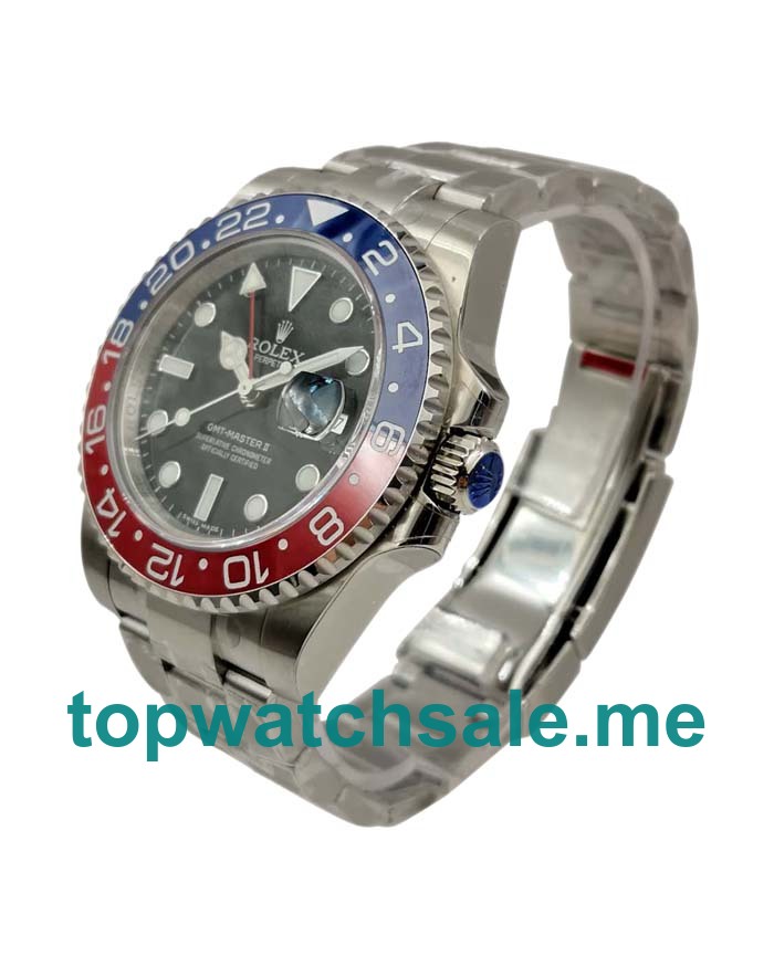 UK Top Super Clone 40 MM Rolex GMT-Master II 116719 Fake Watches With Black Dials Online