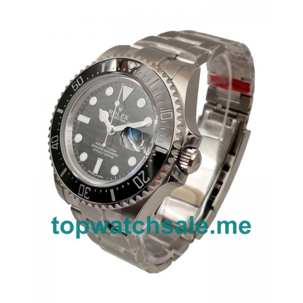 UK Best 1:1 43MM Rolex Sea-Dweller 126600 Replica Watches With Black Dials For Men