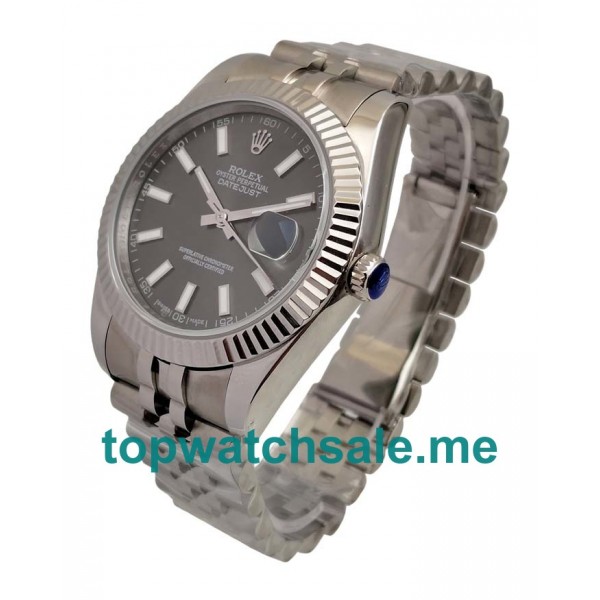 UK Swiss Movement Rolex Datejust 126334 Replica Watches With Anthracite Dials For Sale