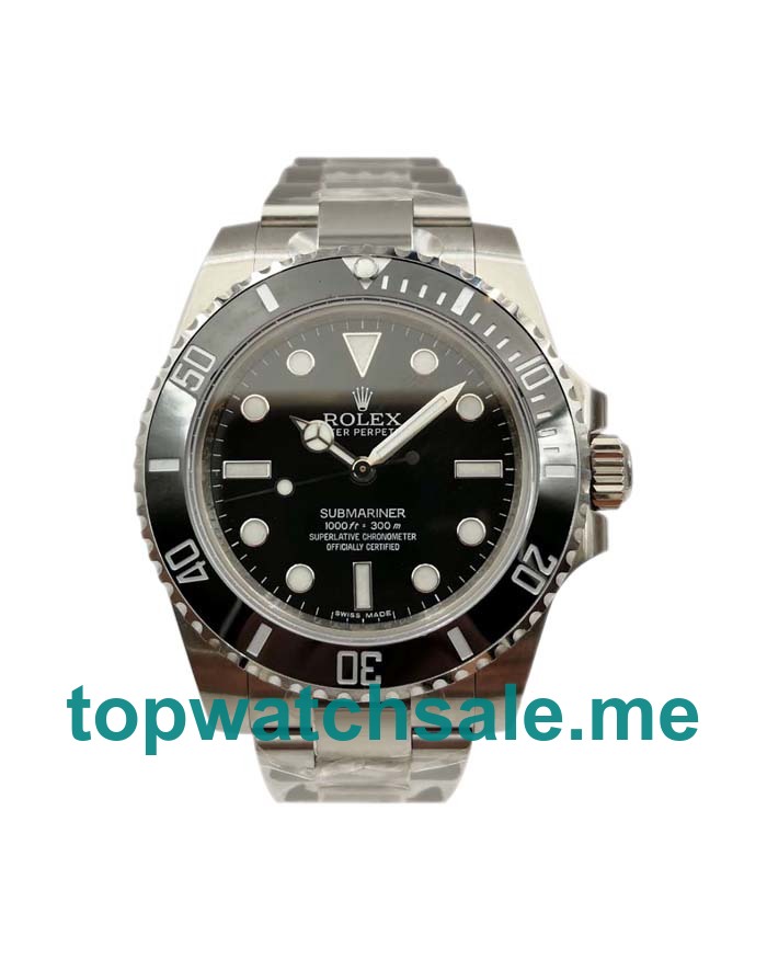 UK Swiss Made Rolex Submariner 116610 LN Fake Watches With Black Dials For Men