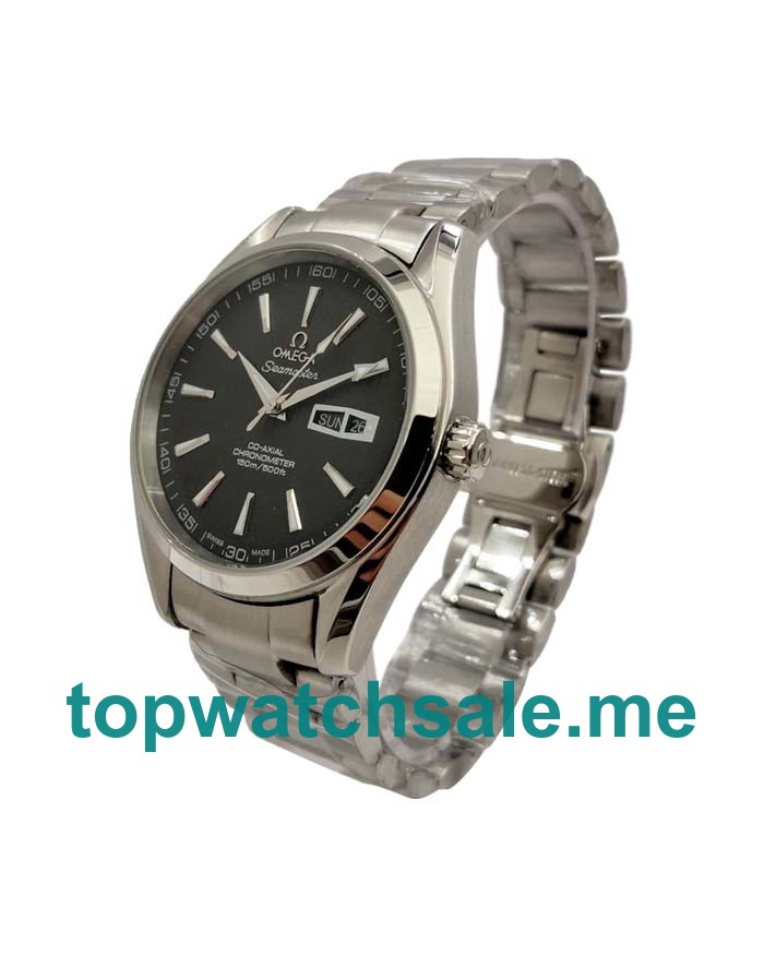 UK AAA Quality Omega Seamaster Aqua Terra 150M 231.10.43.22.06.001 Replica Watches With Black Dials For Men