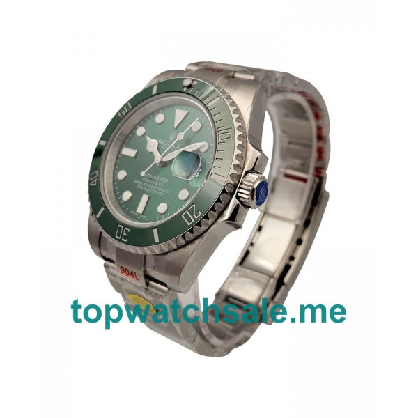 UK Perfect Rolex Submariner 116610 LV - 40 MM Replica Watches With Green Dials
