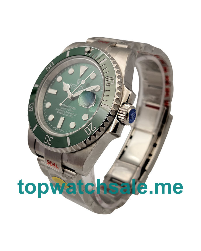 UK Perfect Rolex Submariner 116610 LV - 40 MM Replica Watches With Green Dials