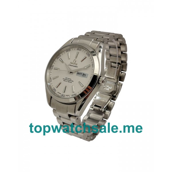 UK Best 1:1 Omega Seamaster Aqua Terra 150 M 231.10.43.22.02.001 Fake Watches With White Dials For Men