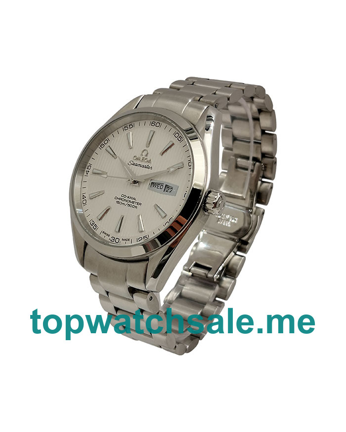UK Best 1:1 Omega Seamaster Aqua Terra 150 M 231.10.43.22.02.001 Fake Watches With White Dials For Men