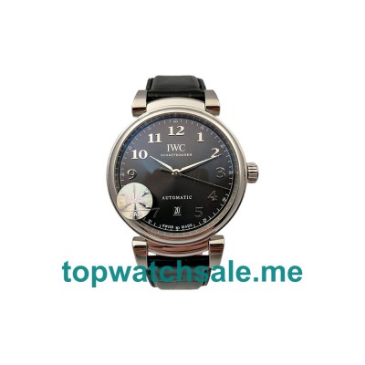 UK Best 1:1 40MM IWC Da Vinci 126600 Replica Watches With Black Dials For Men