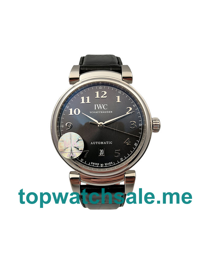 UK Best 1:1 40MM IWC Da Vinci 126600 Replica Watches With Black Dials For Men