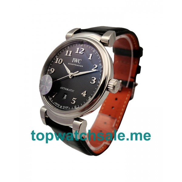 UK Best 1:1 40MM IWC Da Vinci 126600 Replica Watches With Black Dials For Men