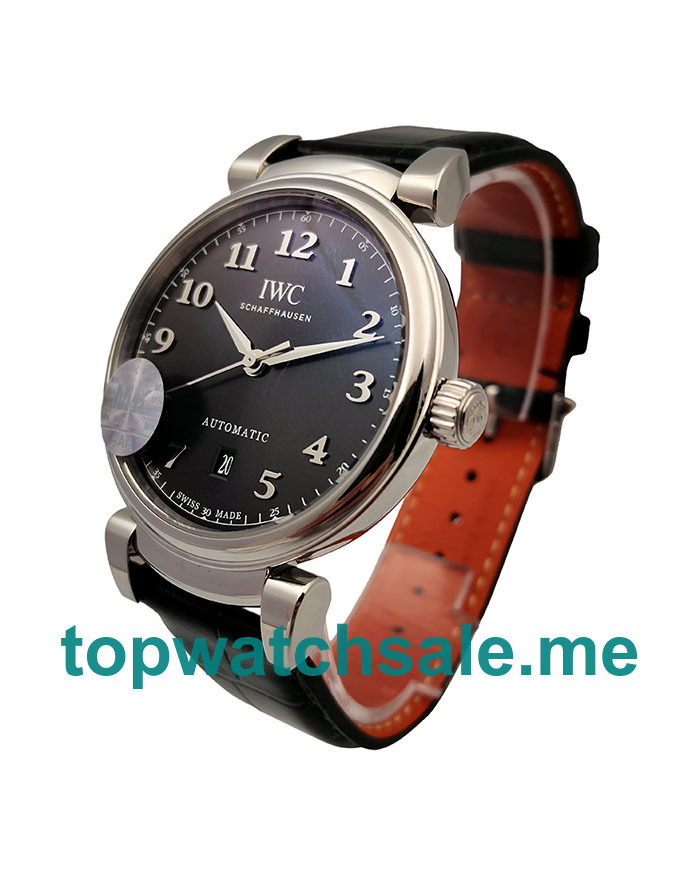 UK Best 1:1 40MM IWC Da Vinci 126600 Replica Watches With Black Dials For Men