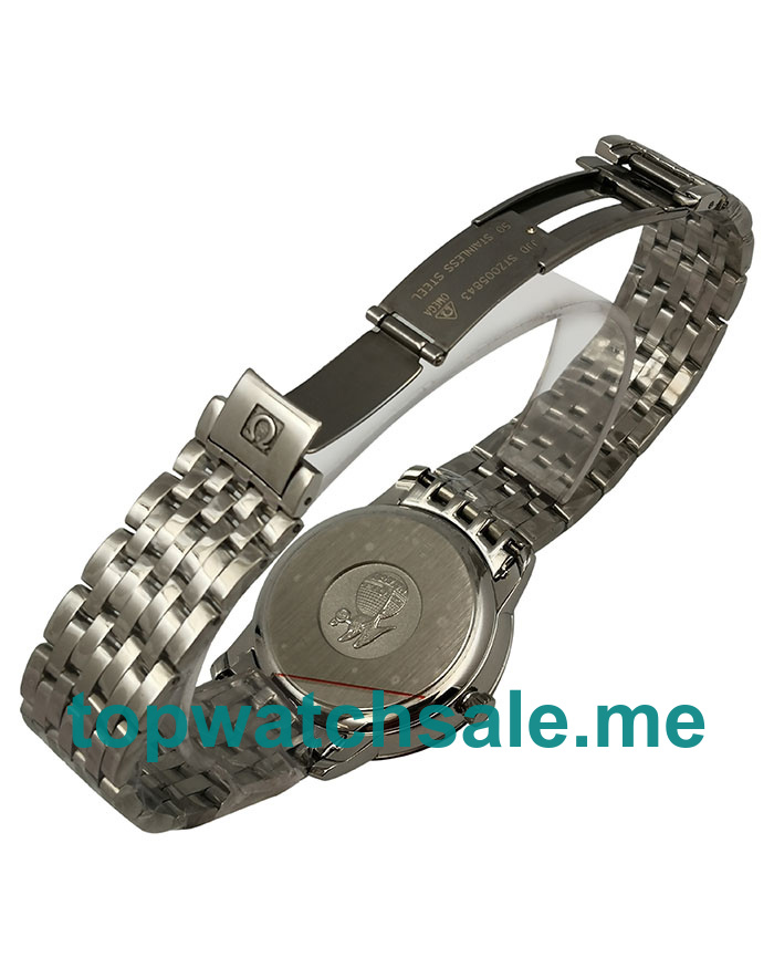 UK Swiss Made Omega De Ville 424.10.40.20.06.001 Fake Watches With Gray Dials For Sale