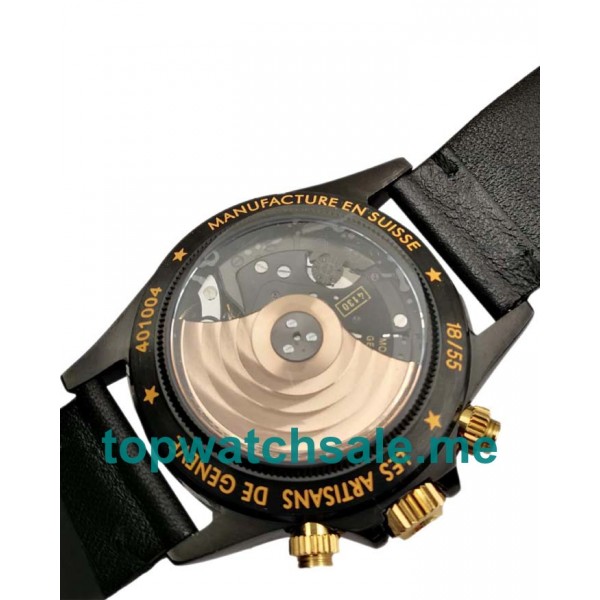 UK High Quality Replica Rolex Daytona Cosmograph Kravitz Design LK 01 RL Ceramic Black Dial Swiss 4130 Run 6@SEC