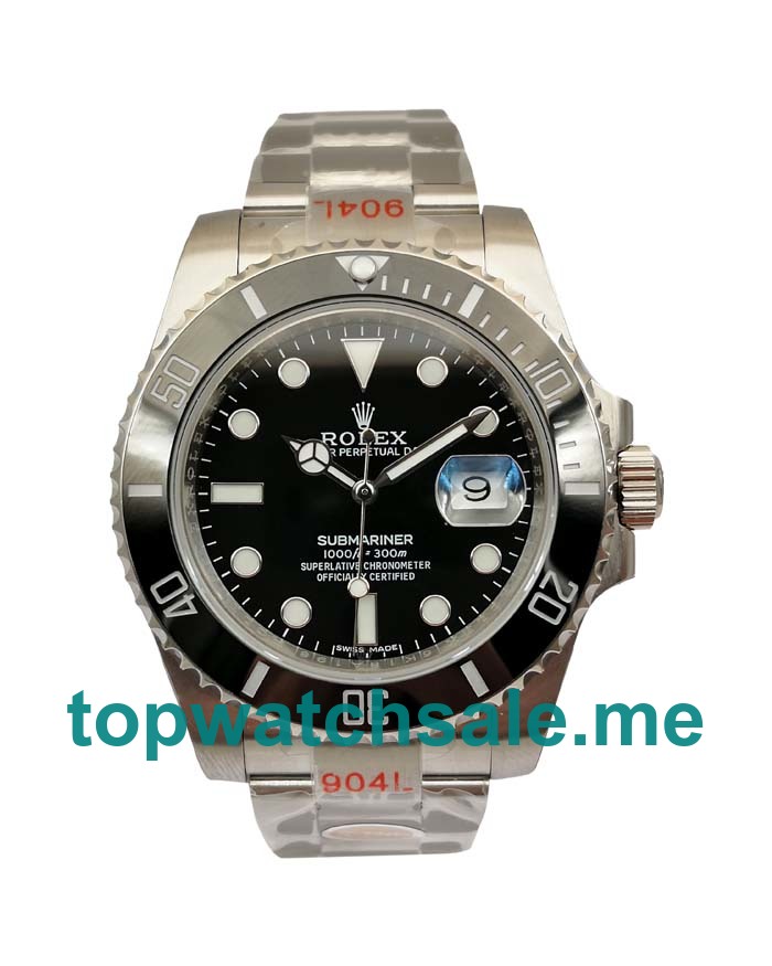 Replica Rolex Submariner Date 116610LN 2018 N V8S Stainless Steel Black Dial Swiss 3135