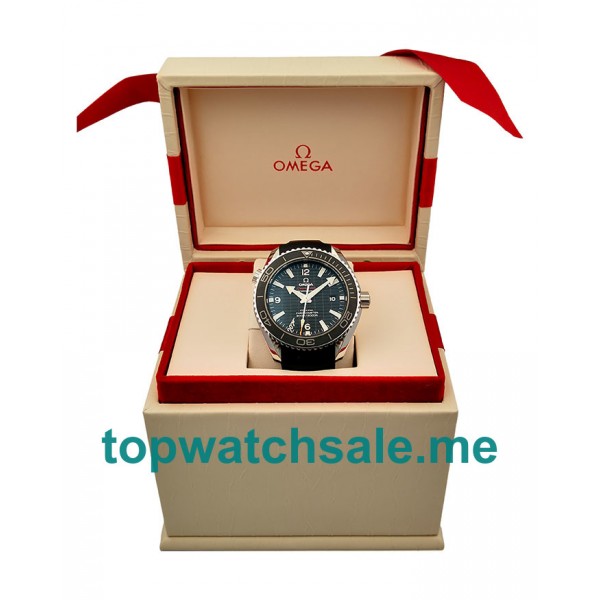 UK AAA Quality Omega Seamaster Planet Ocean 215.33.44.21.01.001 Replica Watches With Black Dials For Men