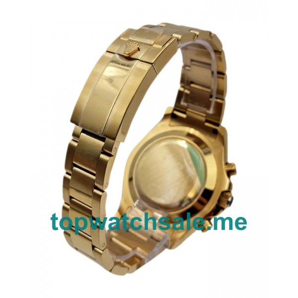UK Best 1:1 Replica Rolex Yacht-Master II 116688 JF Yellow Gold White Dial Swiss 7750 Watches For Men