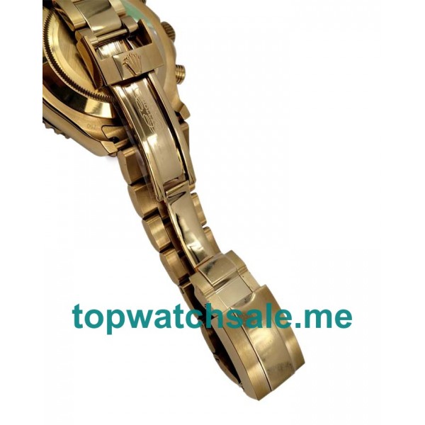 UK Best 1:1 Replica Rolex Yacht-Master II 116688 JF Yellow Gold White Dial Swiss 7750 Watches For Men