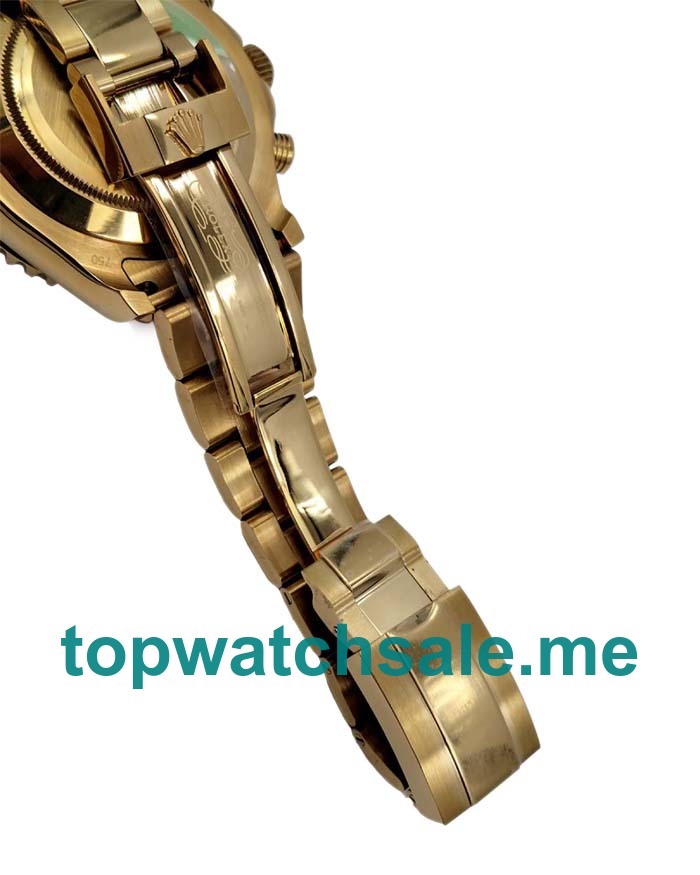 UK Best 1:1 Replica Rolex Yacht-Master II 116688 JF Yellow Gold White Dial Swiss 7750 Watches For Men