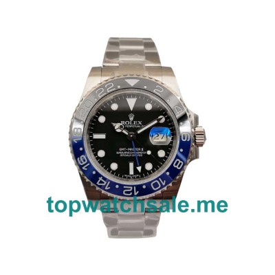 Replica Rolex GMT-Master II 116710BLNR Batman V7 Stainless Steel Black Dial Swiss 3186