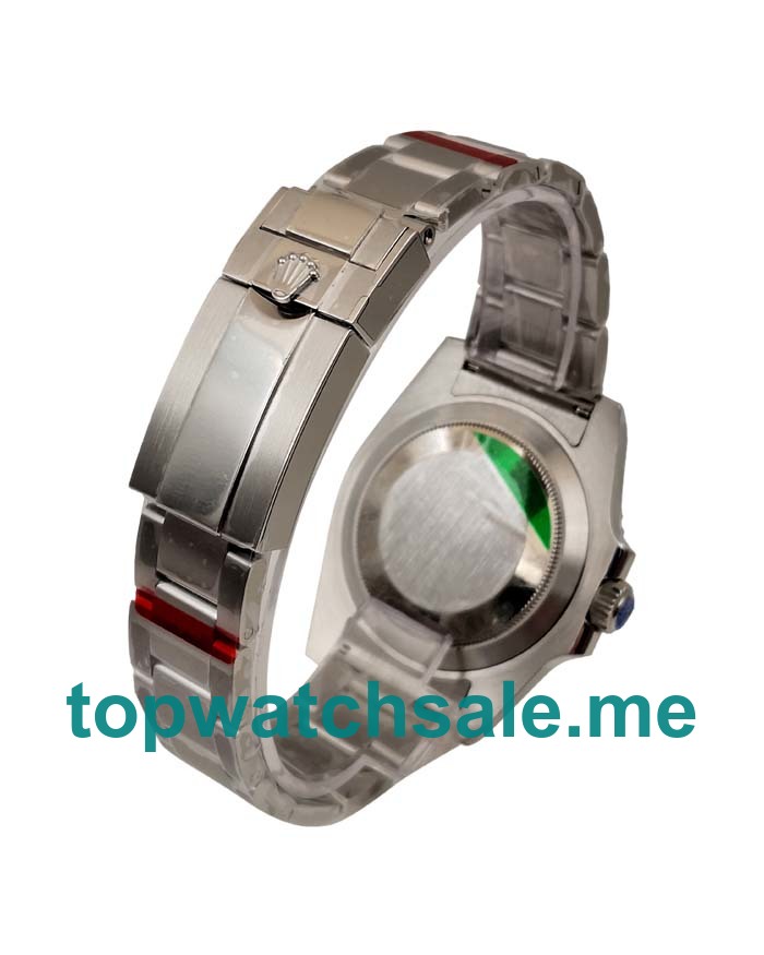 UK Swiss Made Replica Rolex GMT-Master II 116710BLNR Batman V7 Stainless Steel Black Dial Swiss 3186