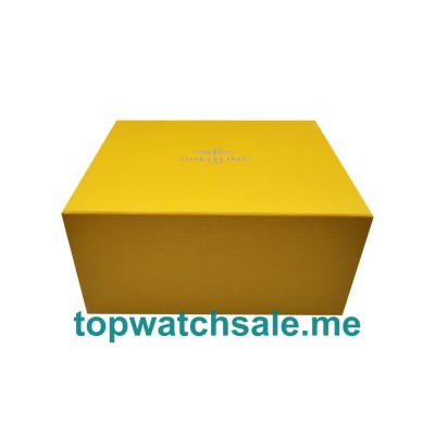 Breitling Original Style Yellow Wooden Box