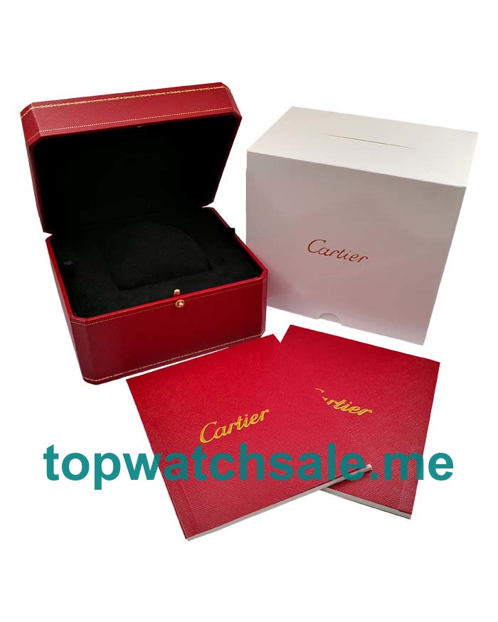 Cartier Original Style Red Wooden Box