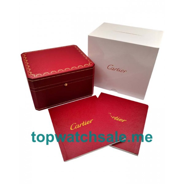 Cartier Original Style Red Wooden Box