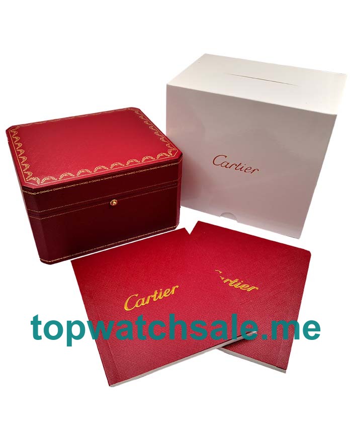 Cartier Original Style Red Wooden Box