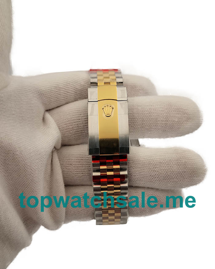 Replica Rolex Datejust II 116333 41MM EW Stainless Steel & Yellow Gold Black Dial Swiss 3235